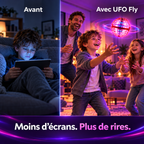 UFO Fly LED multicolores