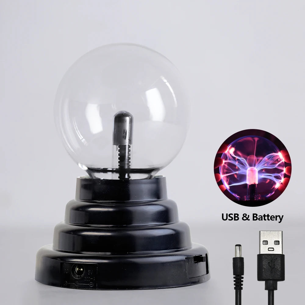 Orbe Plasma, globe plasma 3 pouces alimenté par USB