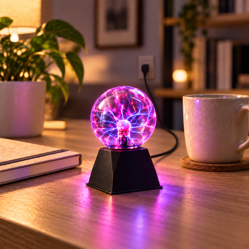 Orbe Plasma — Globe Lumineux Tactile