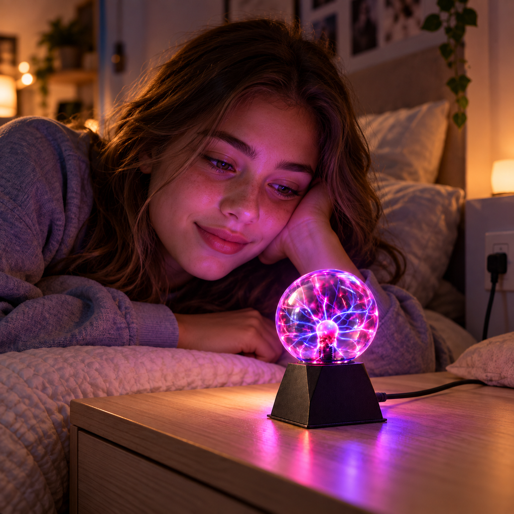 Orbe Plasma — Globe Lumineux Tactile